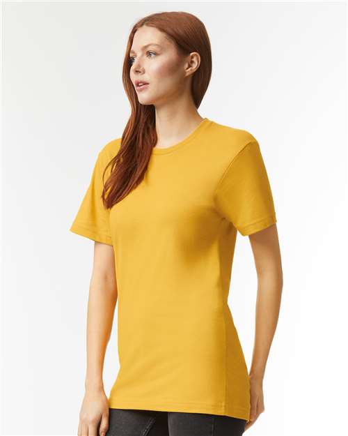 Unisex CVC Tee – On Model – Side