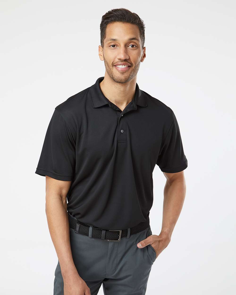 🔥 Paragon Men Saratoga Performance Mini Mesh Polo Shirt Up To 4XL 100 - Picture 9 of 133