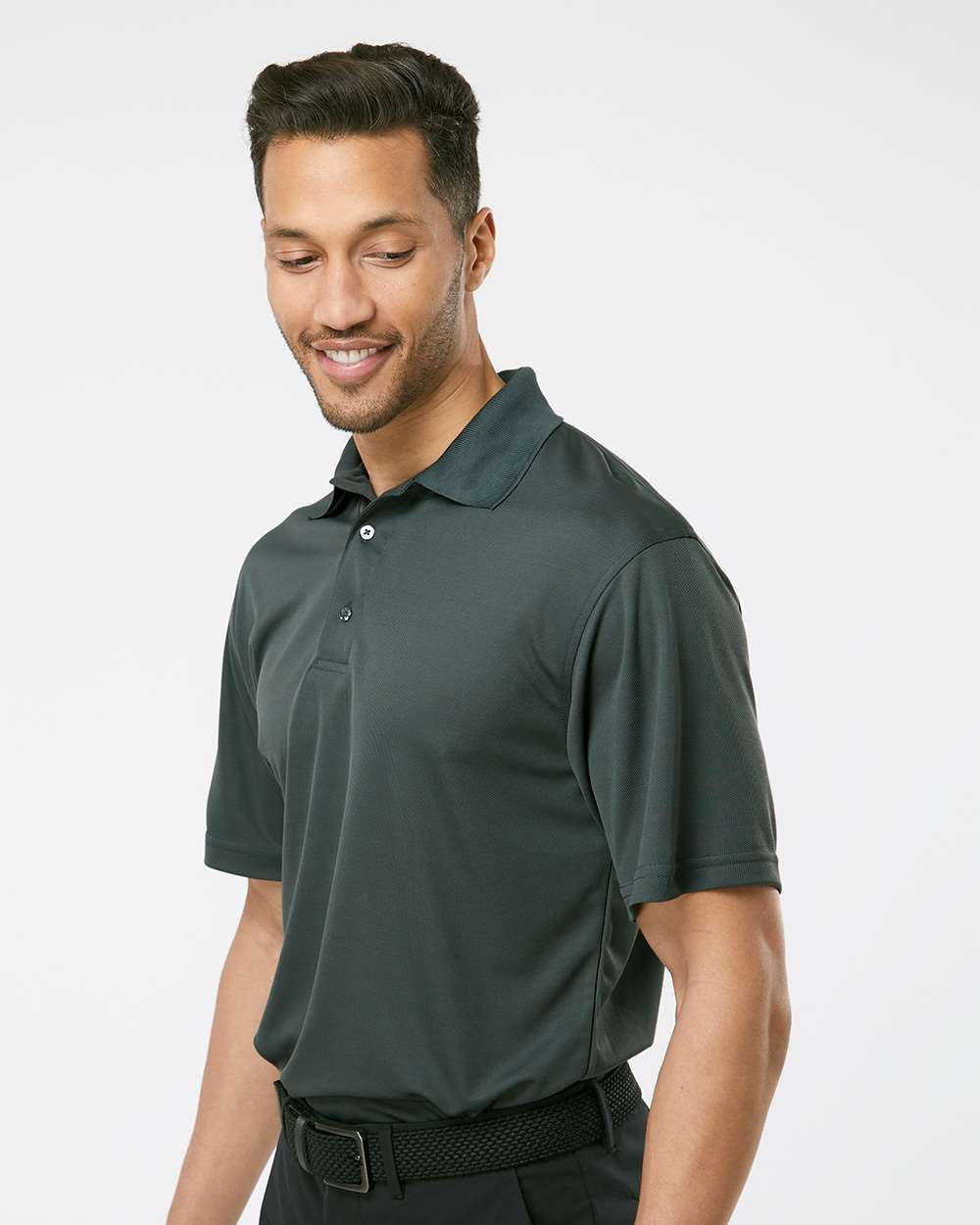 🔥 Paragon Men Saratoga Performance Mini Mesh Polo Shirt Up To 4XL 100 - Picture 20 of 133
