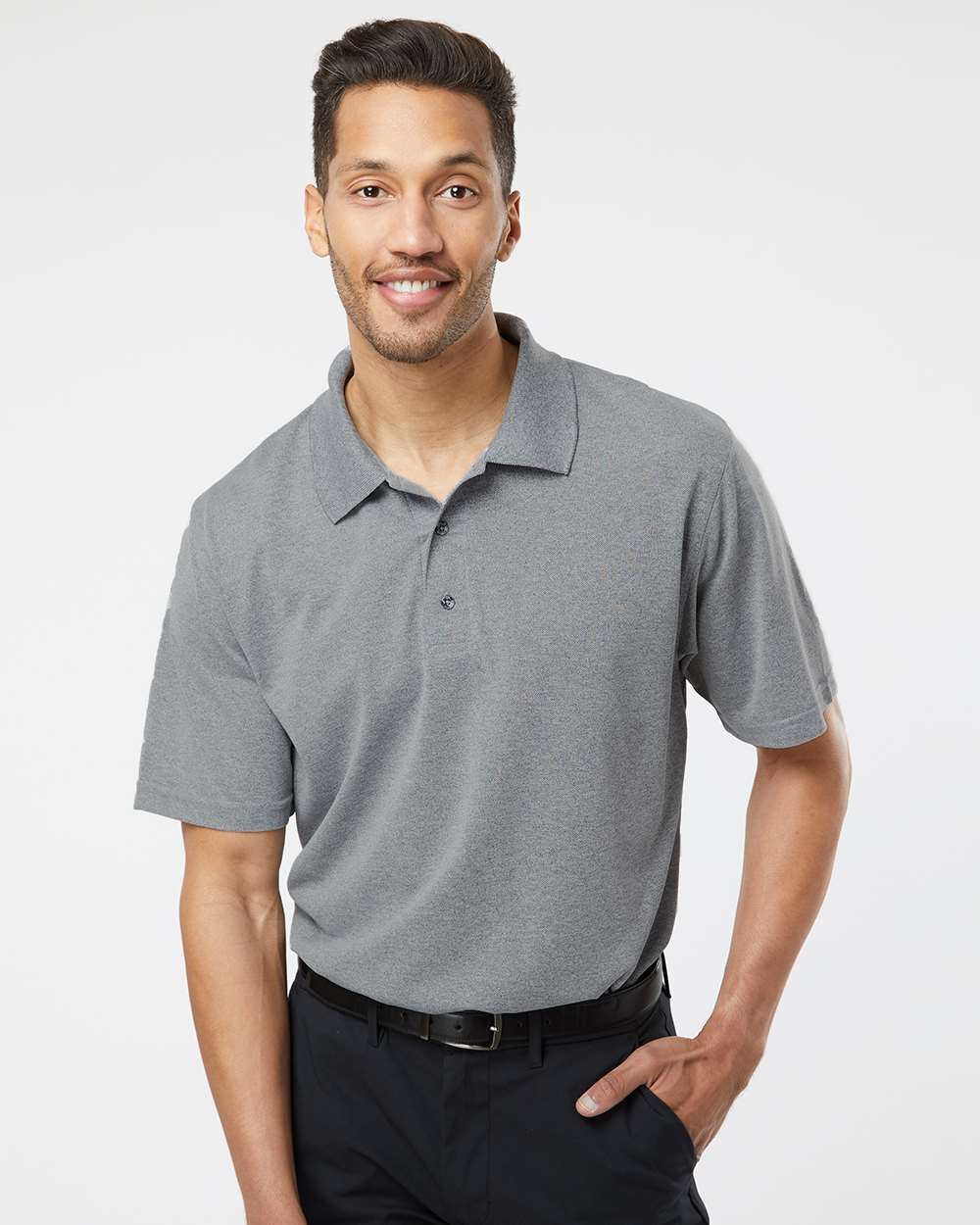 🔥 Paragon Men Saratoga Performance Mini Mesh Polo Shirt Up To 4XL 100 - Picture 51 of 133