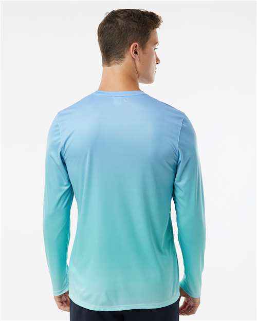Unisex Barbados Performance Pin Dot Long Sleeve T-Shirt