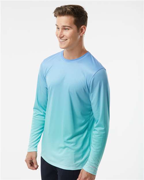 Unisex Barbados Performance Pin Dot Long Sleeve T-Shirt