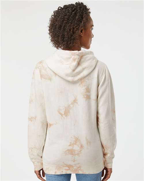 Unisex Midweight Tie-Dyed Hooded Sweatshirt