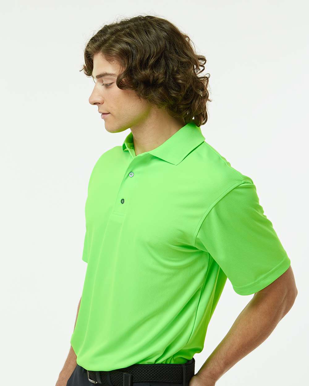 🔥 Paragon Men Saratoga Performance Mini Mesh Polo Shirt Up To 4XL 100 - Picture 86 of 133