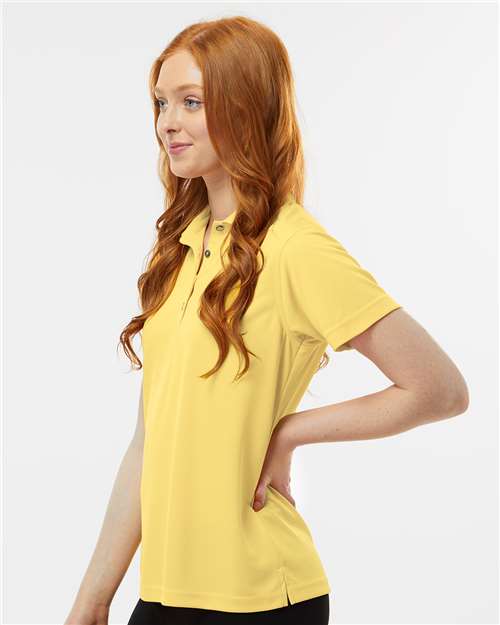 Women's Saratoga Performance Mini Mesh Polo – On Model – Side