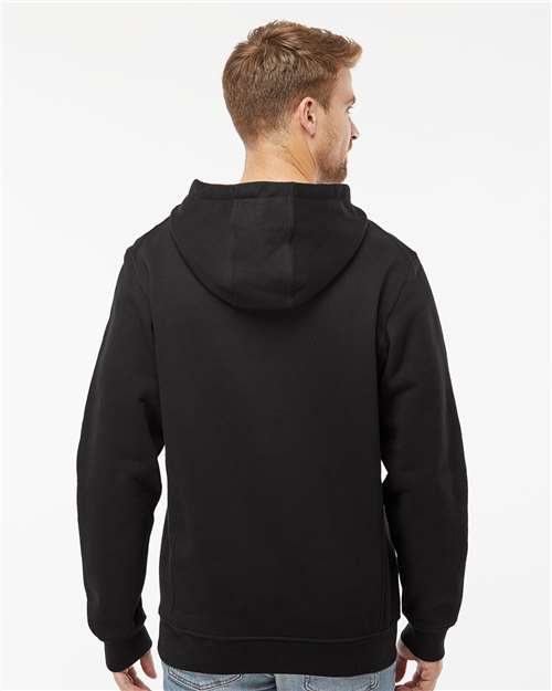 Men's Woodland Fleece Hooded Pullover – On Model – Back