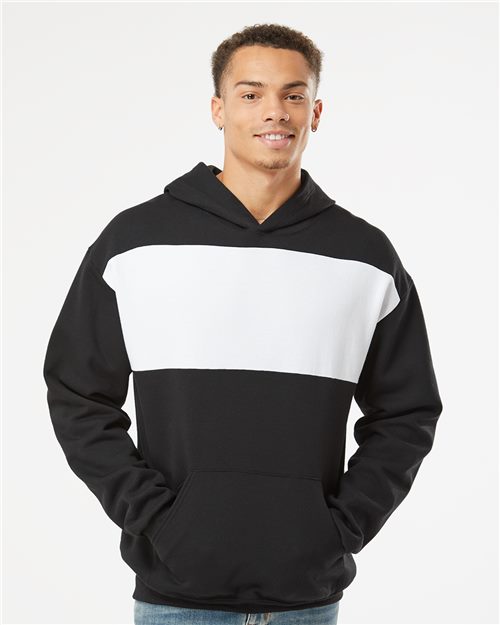 JERZEES 98CR Nublend® Billboard Hooded Sweatshirt Model Shot