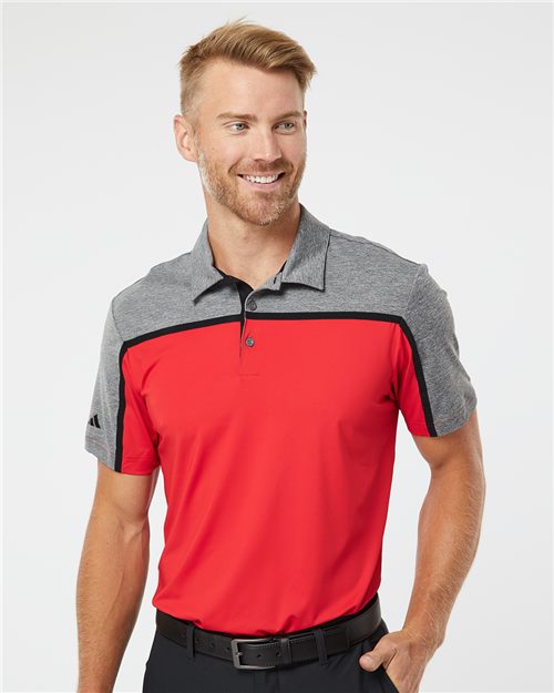 Adidas A512 Ultimate Colorblocked Polo Model Shot