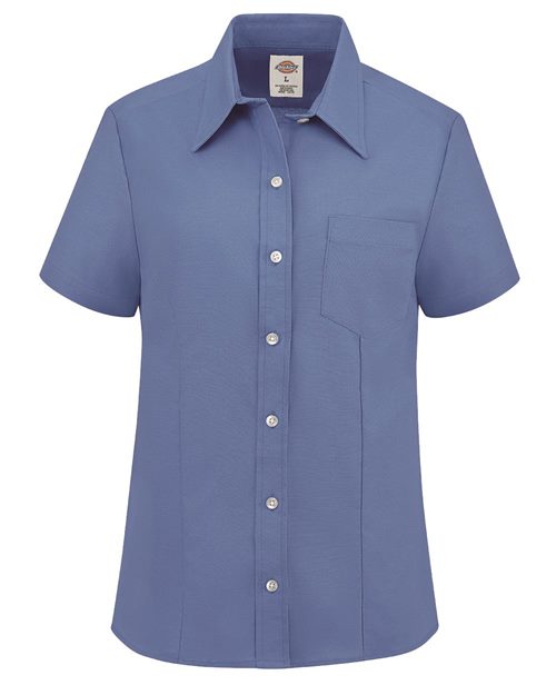Dickies S254 - Women's Short Sleeve Stretch Oxford Shirt