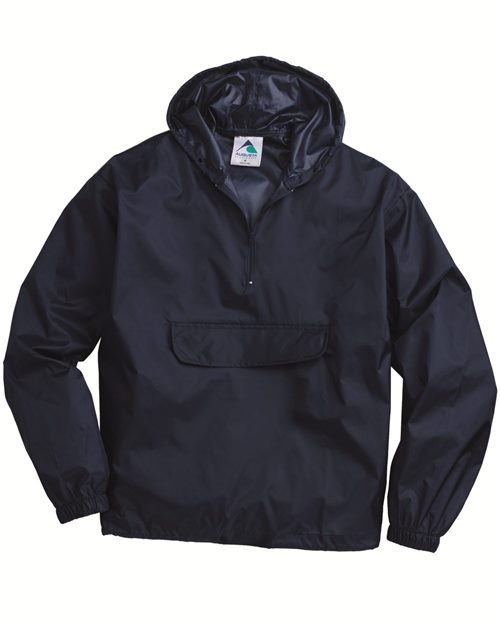 Augusta Sportswear 3130 Packable Half-Zip Hooded Pullover Jacket Model Shot