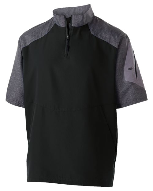 Holloway Raider Short Sleeve Quarter Zip Pullover Polyester 229545