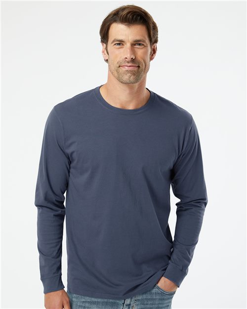 SoftShirts 420 Organic Long Sleeve T-Shirt Model Shot