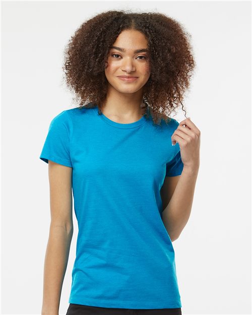 Tultex 542 Camiseta premium mujer de mezcla de algodón Model Shot