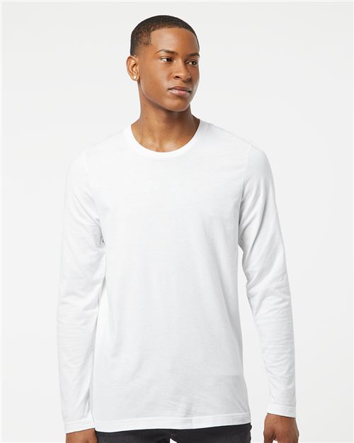Tultex 591 Unisex Premium Cotton Long Sleeve T-Shirt Model Shot