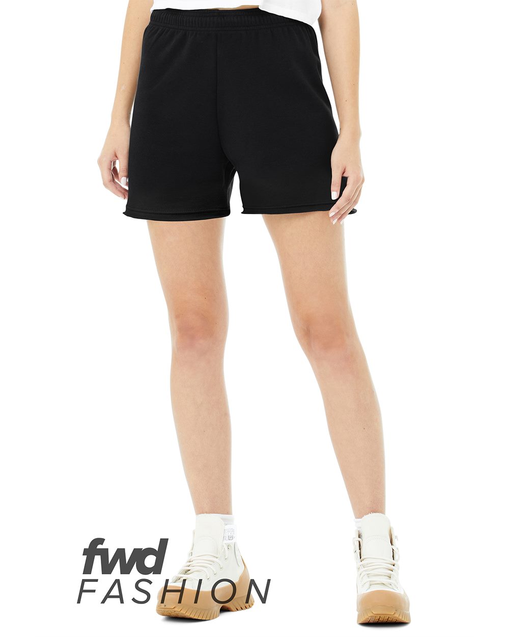 BELLA + CANVAS 3797 - FWD Fashion Women's Cutoff Fleece Shorts
