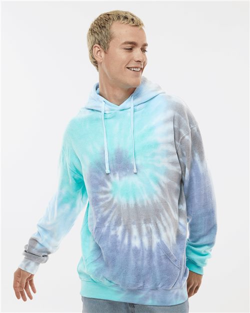 Colortone 8600 - Tie-Dyed Cloud Fleece Hooded Sweatshirt