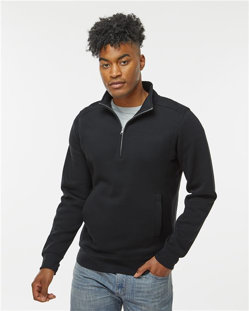 J. America 8717 - Heavyweight Fleece Quarter-Zip Sweatshirt