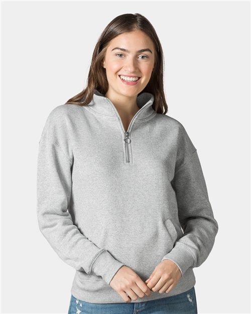 MV Sport W20189 - Women's Cloud Fleece Quarter-Zip Sweatshirt