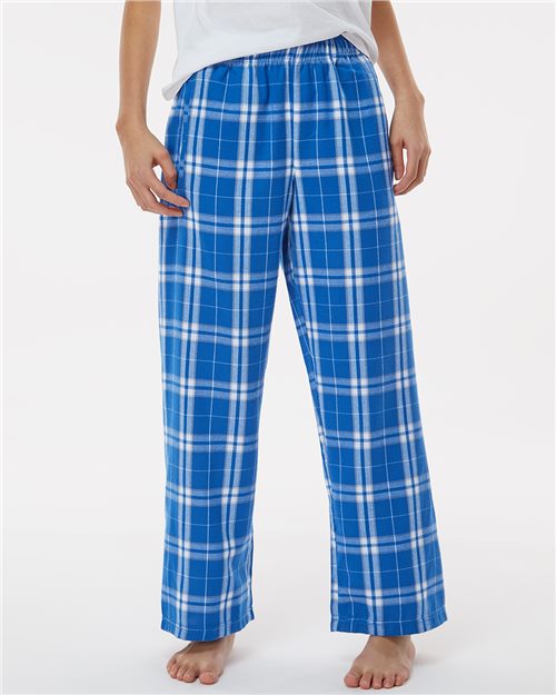 Boxercraft Men's Harley Red/Blue Plaid Flannel Pajama Pant