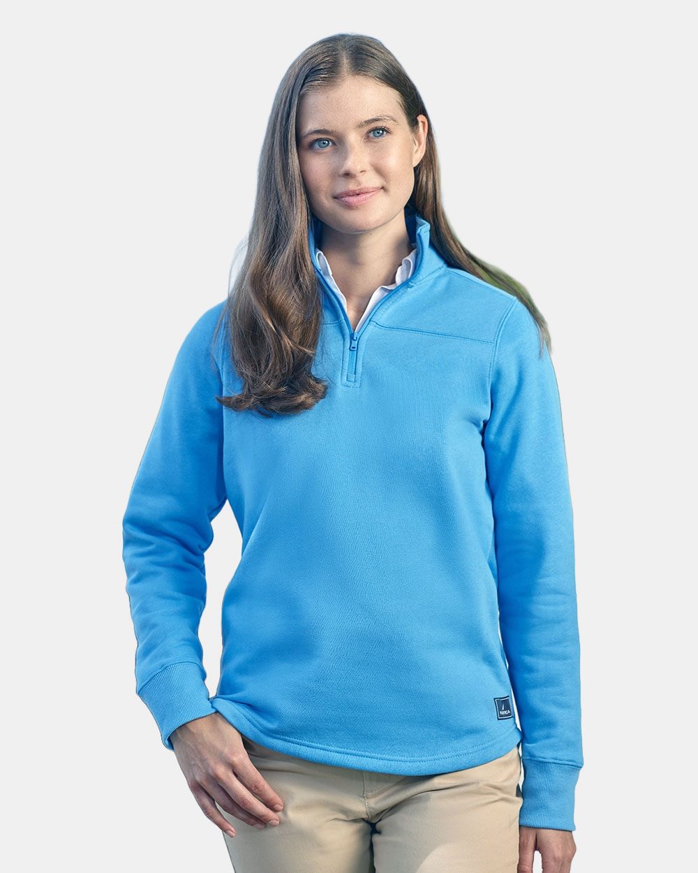 Nautica N17397 - Women's Anchor Fleece Quarter-Zip Sweatshirt