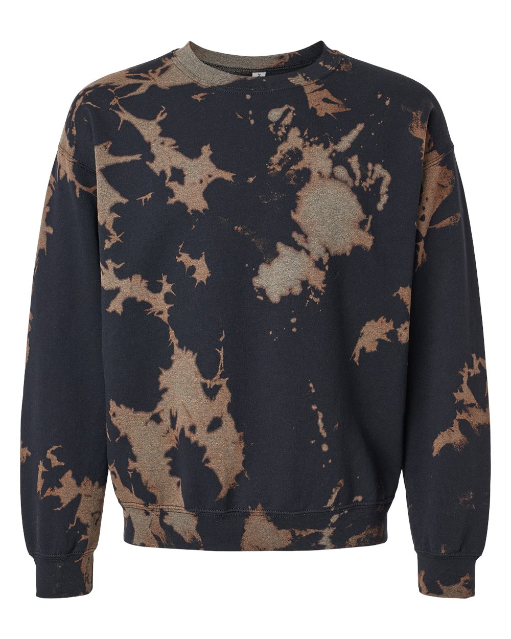 Dyenomite 681BW - Essential Fleece Bleach Wash Crewneck Sweatshirt