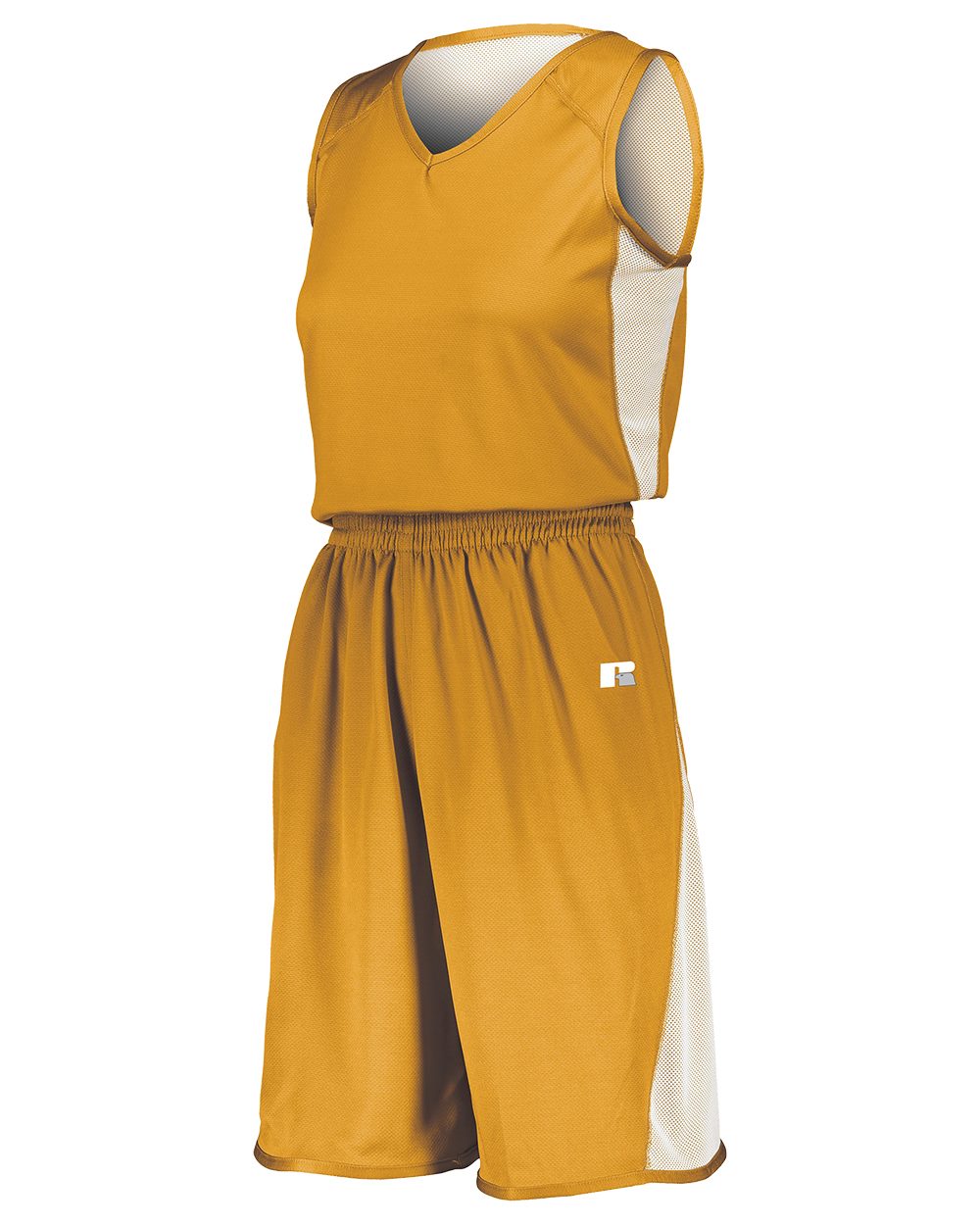 Russell Athletic 5R6DLX Women's Undivided Reversible Basketball Shorts