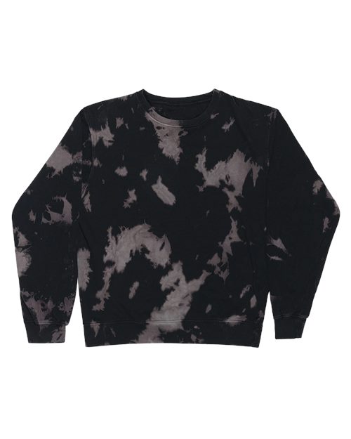Dyenomite 845BW - Premium Fleece Bleach Wash Crewneck Sweatshirt