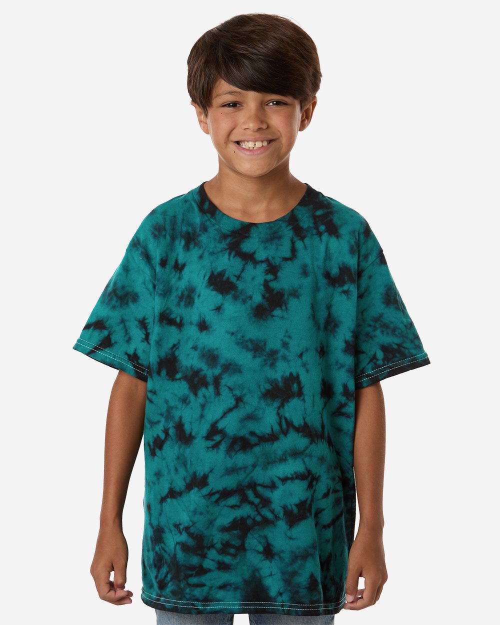 シャツ 3 TAP Dyeing Washer Shirt (3color) Tie-Dye 1390 - Crystal Wash T-Shirt - Silver | Wordans USA