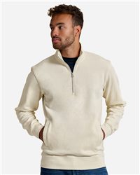 J. America 8722 - Unisex BTB Fleece Quarter-Zip Sweatshirt