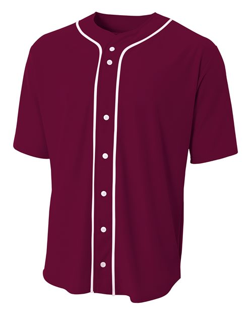 Full-Button Baseball Jersey