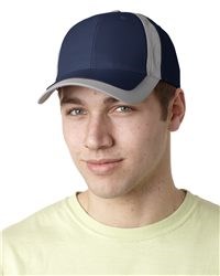 Adam's Headwear Navy Cotton Twill Cap - One Size Fits Most Low Profile Design