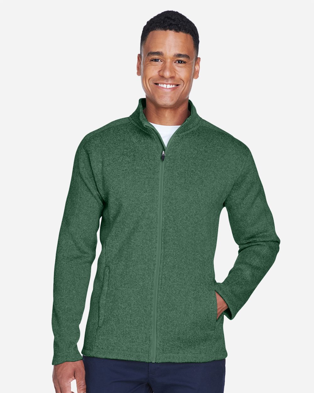 Devon & Jones DG793 - Men's Bristol Full-Zip Sweater Fleece