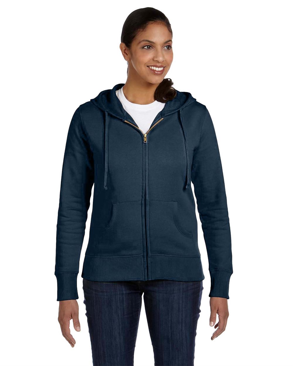 Econscious EC4501 Women's FullZip Hooded Sweatshirt