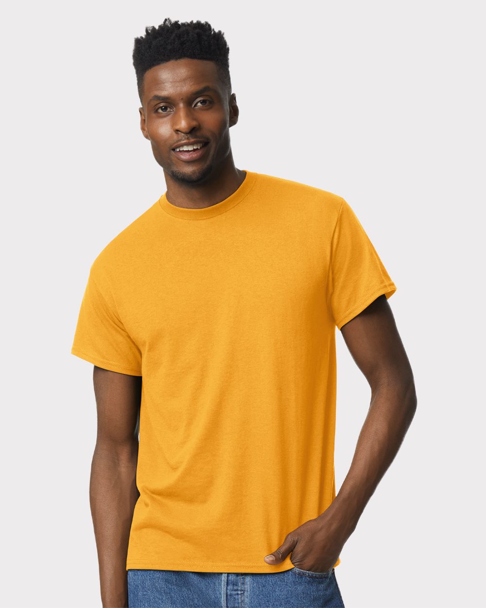 orange t shirt front and back