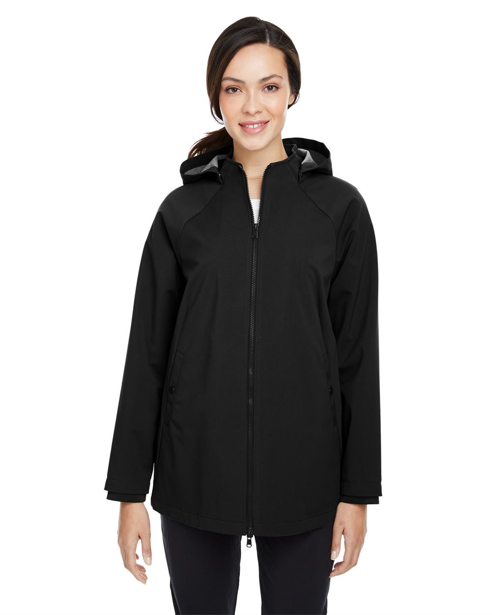 North End NE718W - Women's City Hybrid Soft Shell Hooded Jacket