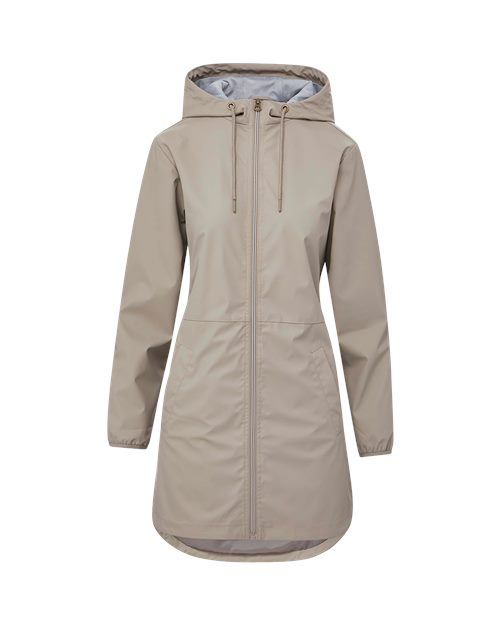 Women's Vintage Hooded Rain Jacket