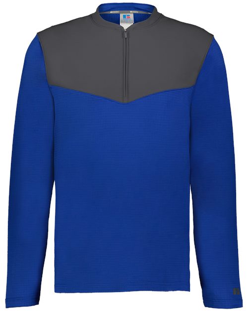 Unisex Sideline Grid Fleece Quarter-Zip Pullover