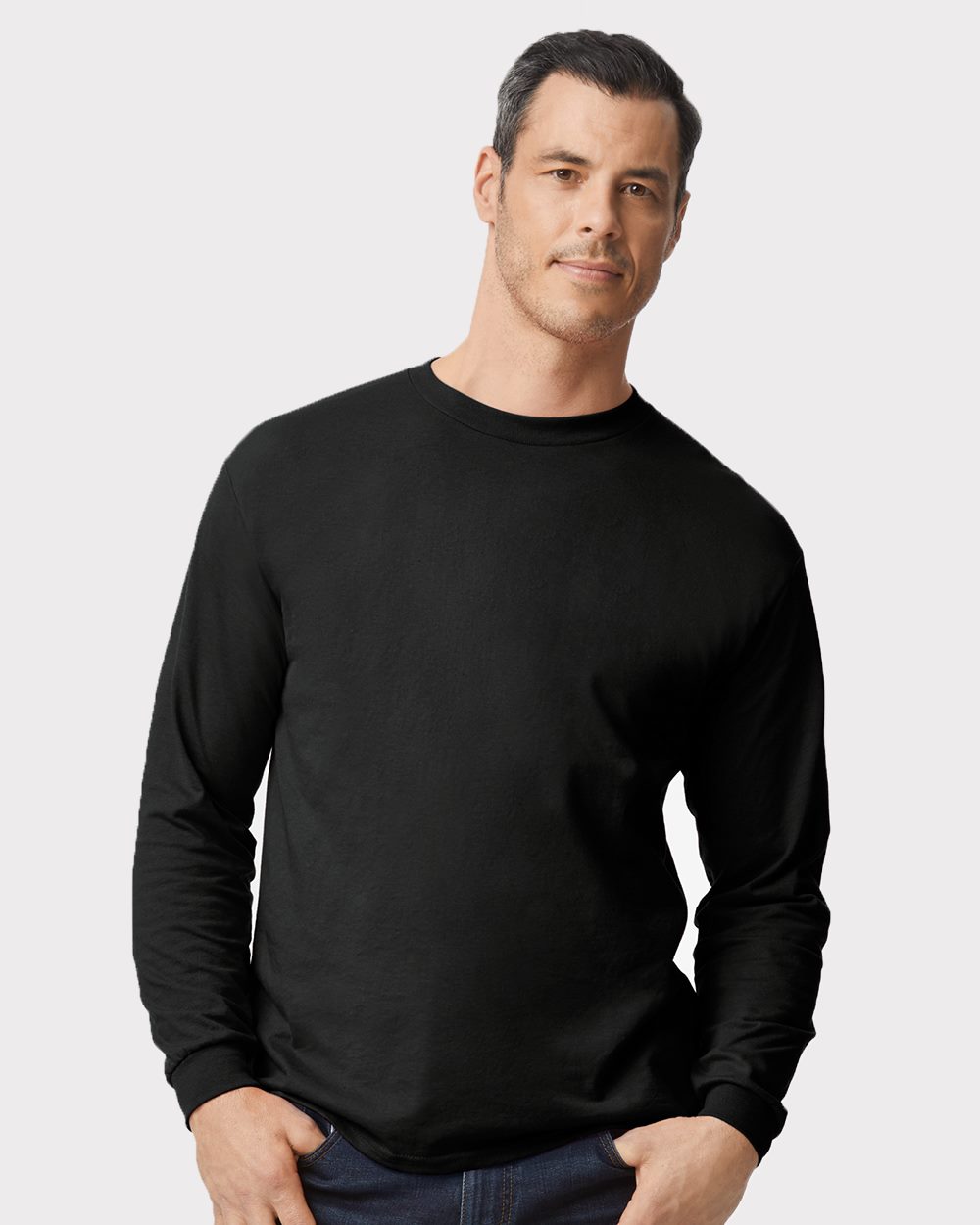 ss Gildan DryBlend 50/50 Long Sleeve T-Shirt 8400  B3G1