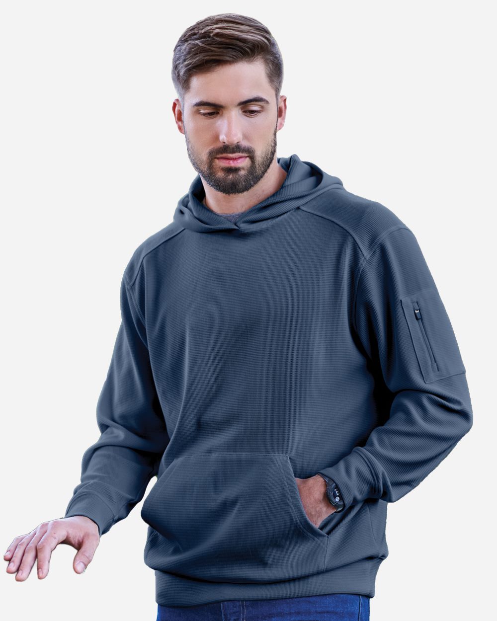 J. America 8770 - Unisex Maverick Hooded Pullover