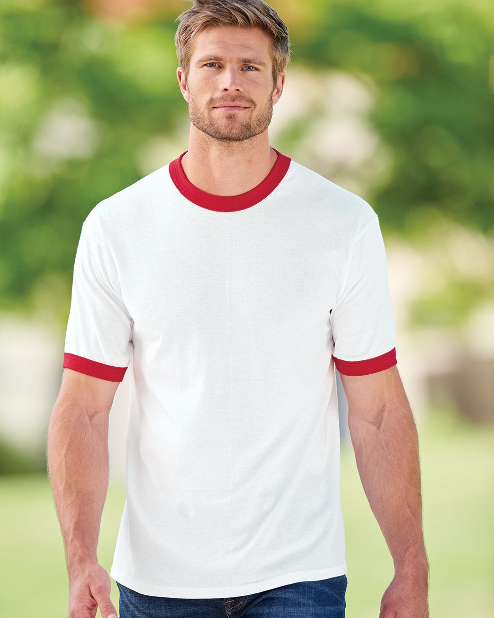 Droop forfængelighed hvad som helst Augusta Sportswear 710 - 50/50 Ringer T-Shirt