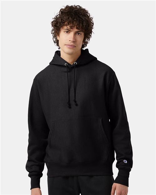 Champion S101 Reverse Weave® Hooded Sweatshirt Model Shot