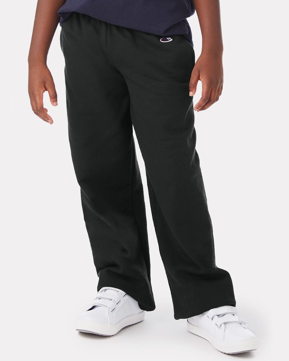 champion sweatpants with zipper bottom