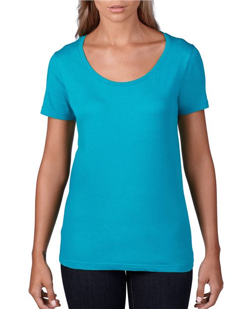 Anvil 391 - Women's Featherweight Scoopneck T-Shirt