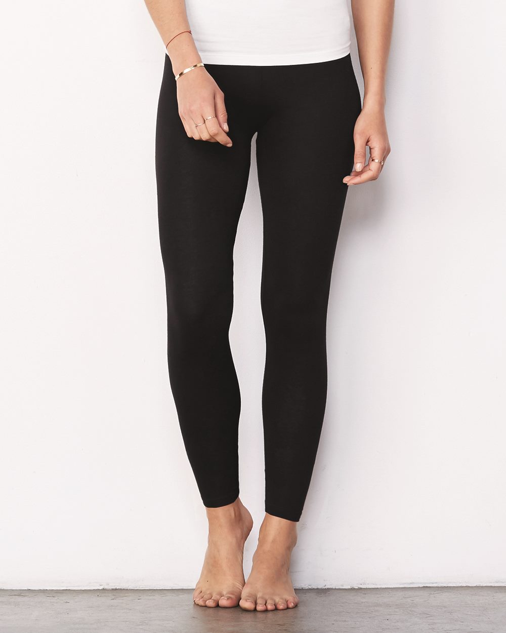 Bella womens Cotton/Spandex Legging(812)-BLACK-XL at