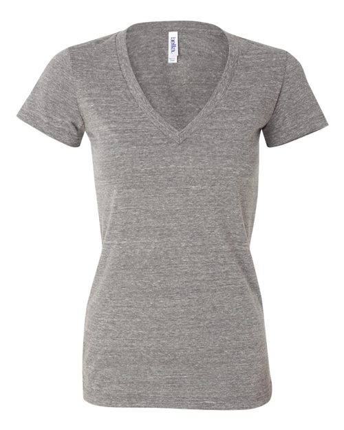 BELLA + CANVAS 8435 - Women’s Triblend Deep V-Neck Tee