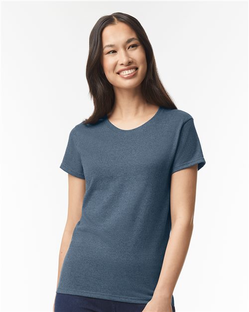 Gildan 5000L Heavy Cotton™ Women’s T-Shirt Model Shot