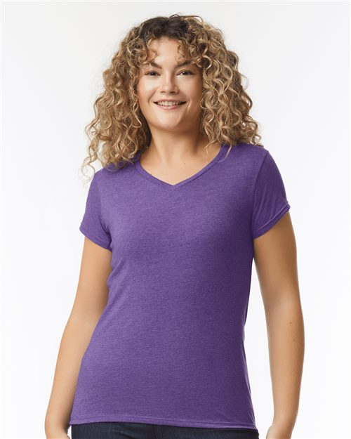 Gildan Women's Classic Short Sleeve V-Neck T-Shirt