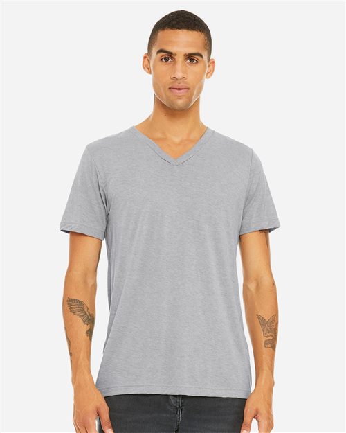 BELLA + CANVAS 3415 - Triblend V-Neck Short Sleeve Tee