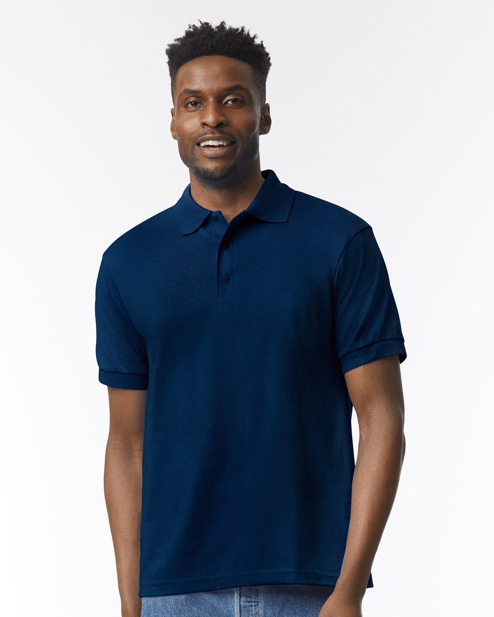 Gildan Mens Dry Blend Jersey Knit Polo Shirt 