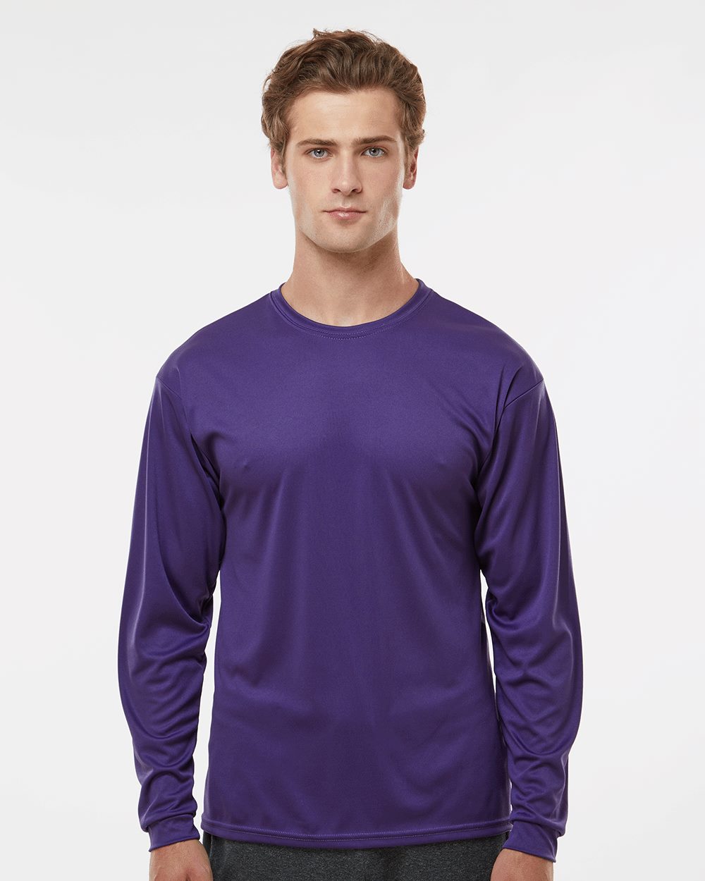 C2 Sport Men's sizes S-3XL Long Sleeve Performance T-Shirts dry wicking 5104 